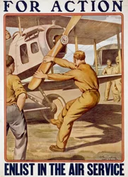 Toimintaa varten, palkkaa lentopalveluun, 1917-20